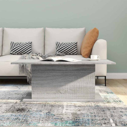 813093 vidaXL Coffee Table Grey Sonoma 102x55,5x40 cm Engineered Wood 3
