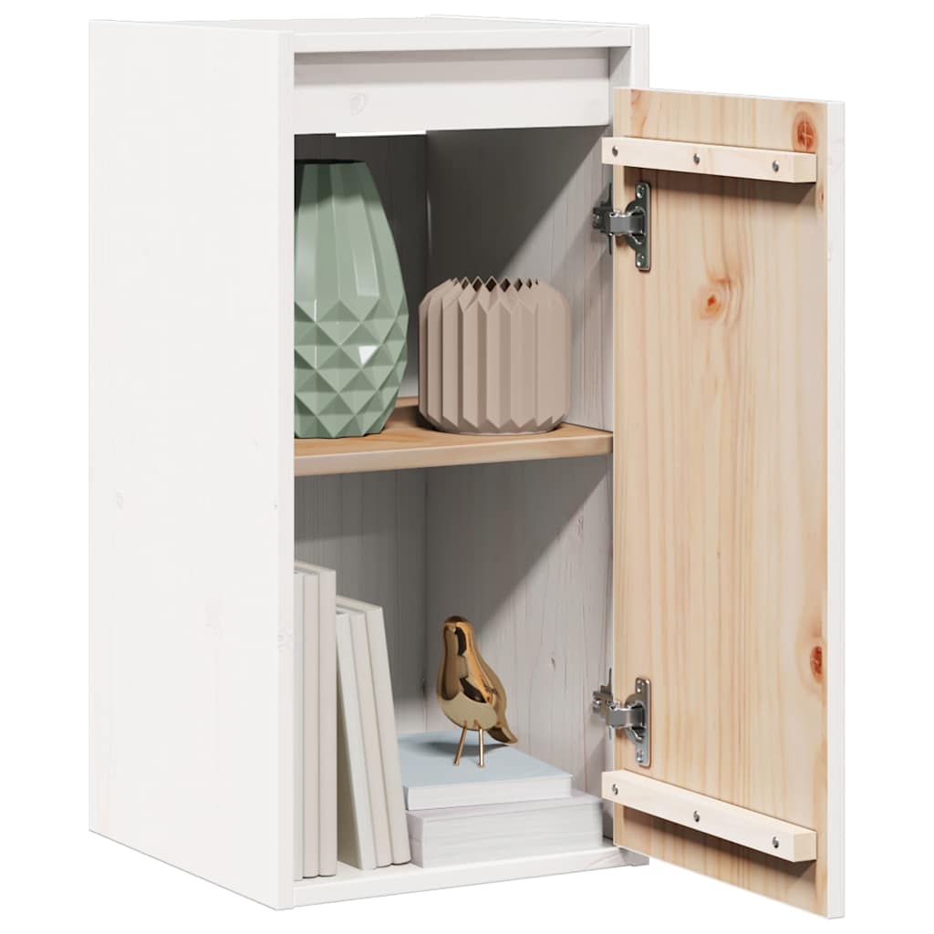vidaXL Wall Cabinet |  Set of 2 | White | Solid pinewood | Standard 4