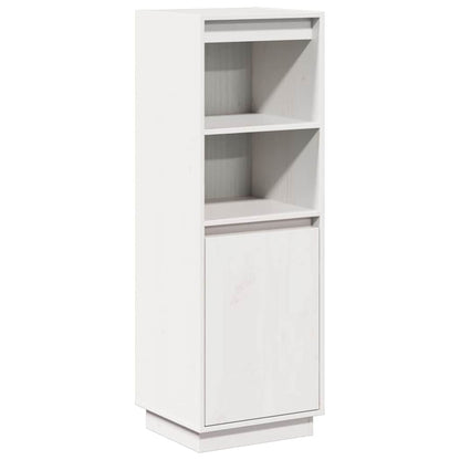 vidaXL Highboard | White | Solid pine wood | 37 cm x 34 cm x 110 cm | Highboard 2