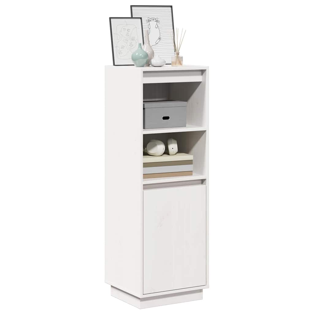 vidaXL Highboard | White | Solid pine wood | 37 cm x 34 cm x 110 cm | Highboard 3