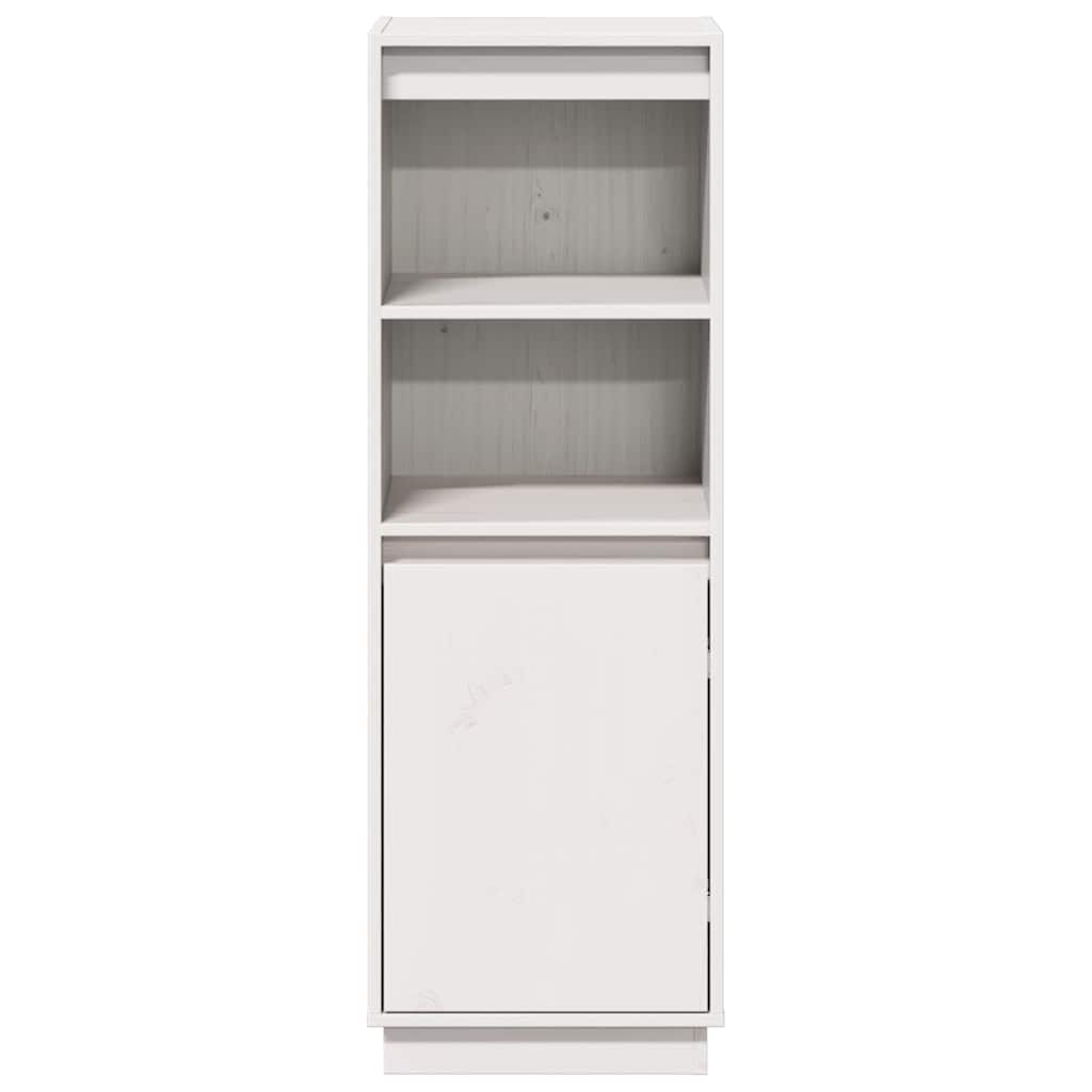 vidaXL Highboard | White | Solid pine wood | 37 cm x 34 cm x 110 cm | Highboard 4
