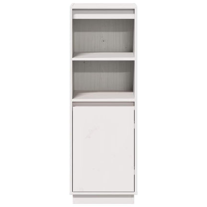 vidaXL Highboard | White | Solid pine wood | 37 cm x 34 cm x 110 cm | Highboard 4