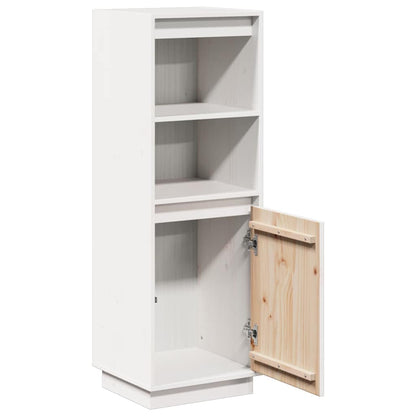 vidaXL Highboard | White | Solid pine wood | 37 cm x 34 cm x 110 cm | Highboard 5