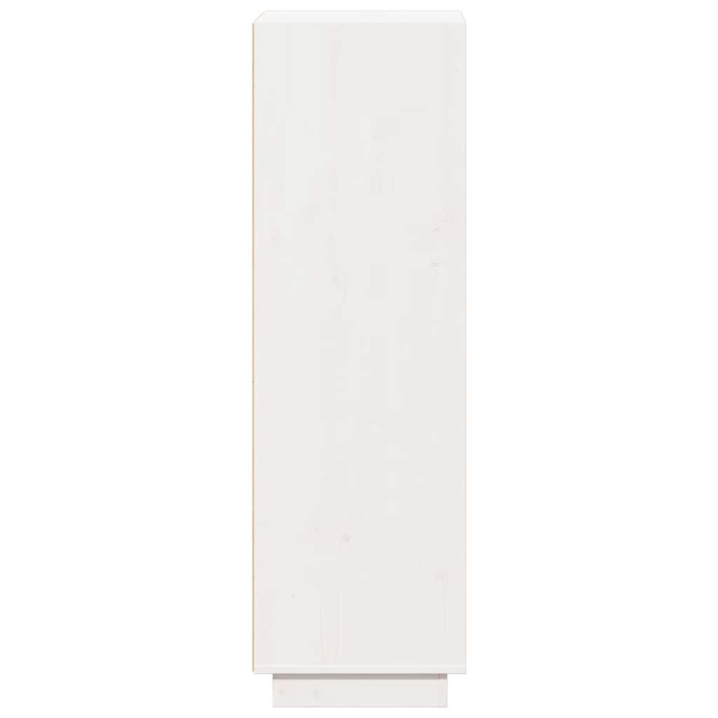 vidaXL Highboard | White | Solid pine wood | 37 cm x 34 cm x 110 cm | Highboard 6
