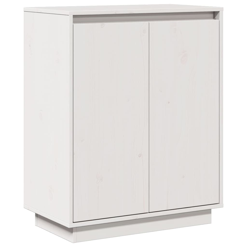 vidaXL Sideboard | White | Solid Pine Wood | Medium | Sideboard | Rectangular 2