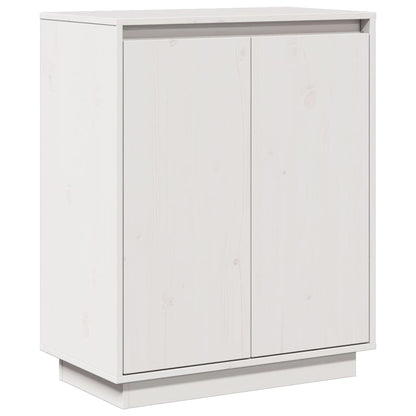 vidaXL Sideboard | White | Solid Pine Wood | Medium | Sideboard | Rectangular 2
