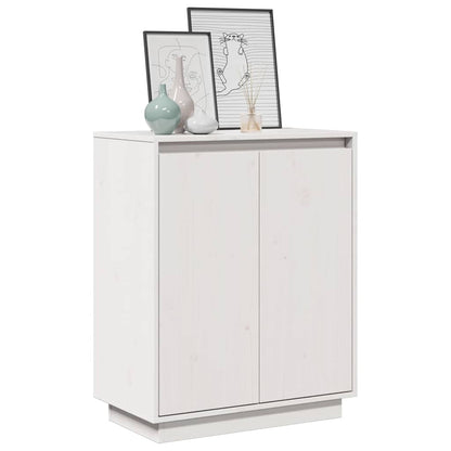 vidaXL Sideboard | White | Solid Pine Wood | Medium | Sideboard | Rectangular 4