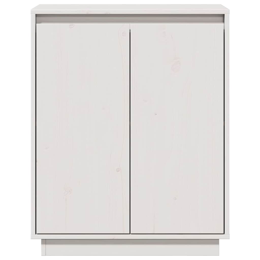 vidaXL Sideboard | White | Solid Pine Wood | Medium | Sideboard | Rectangular 6