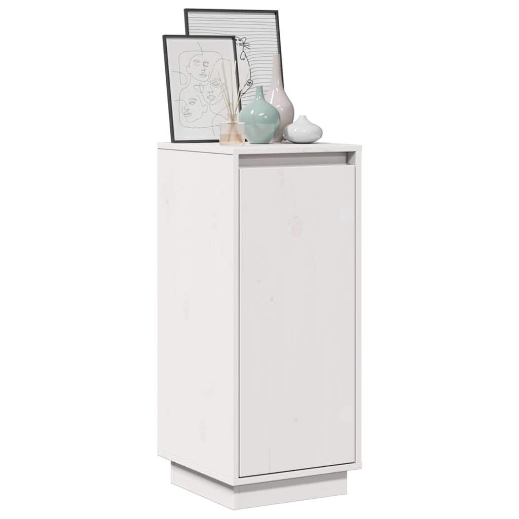 vidaXL Sideboard | White | Solid pine wood | Medium | Sideboard | Rectangular 4
