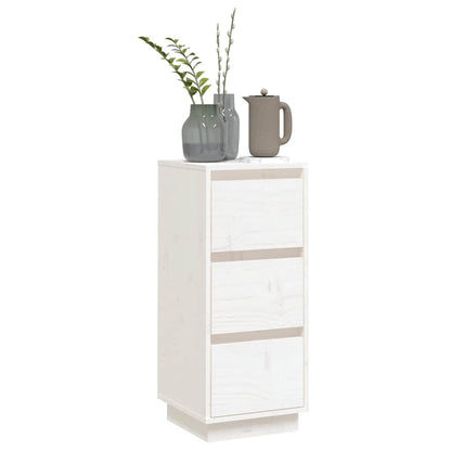 vidaXL Sideboard | White | Solid pinewood | Medium | Sideboard | Rectangular 4