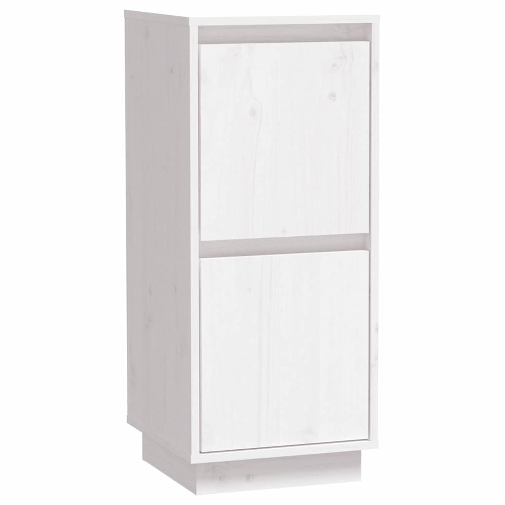 vidaXL Sideboard | White | Solid Pine Wood and MDF | Medium | Sideboard 2