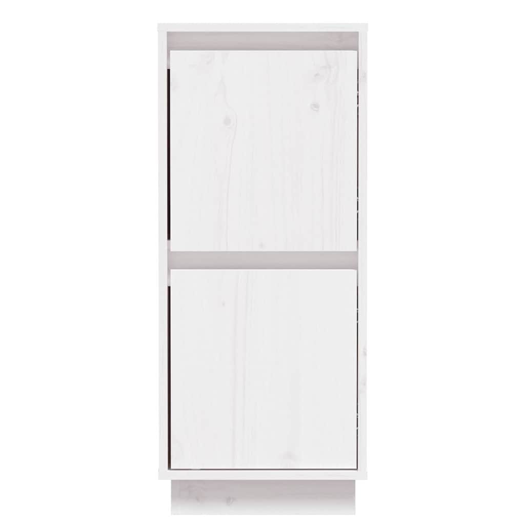 vidaXL Sideboard | White | Solid Pine Wood and MDF | Medium | Sideboard 5