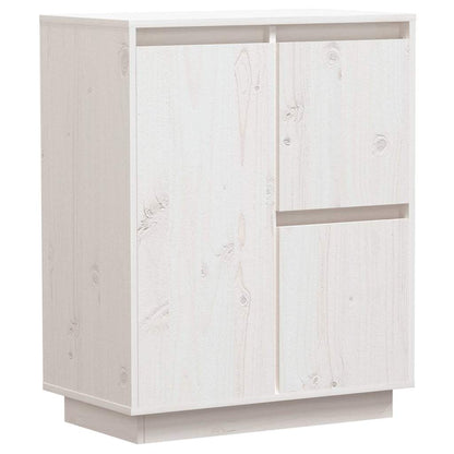 vidaXL Sideboard | White | Solid pine wood | Medium | Sideboard | Rectangular 2