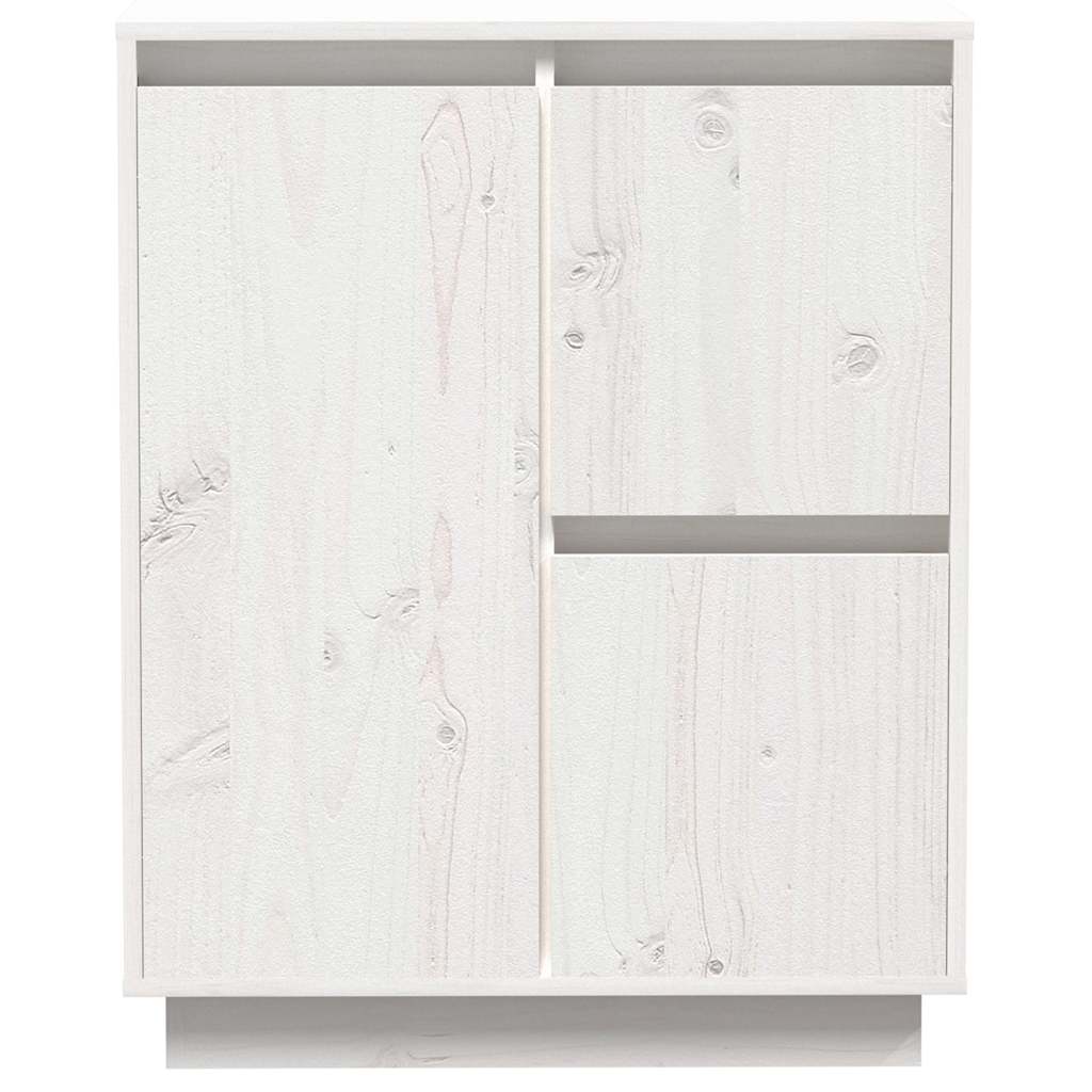 vidaXL Sideboard | White | Solid pine wood | Medium | Sideboard | Rectangular 5