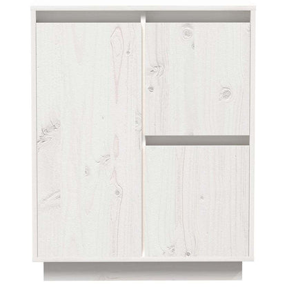 vidaXL Sideboard | White | Solid pine wood | Medium | Sideboard | Rectangular 5
