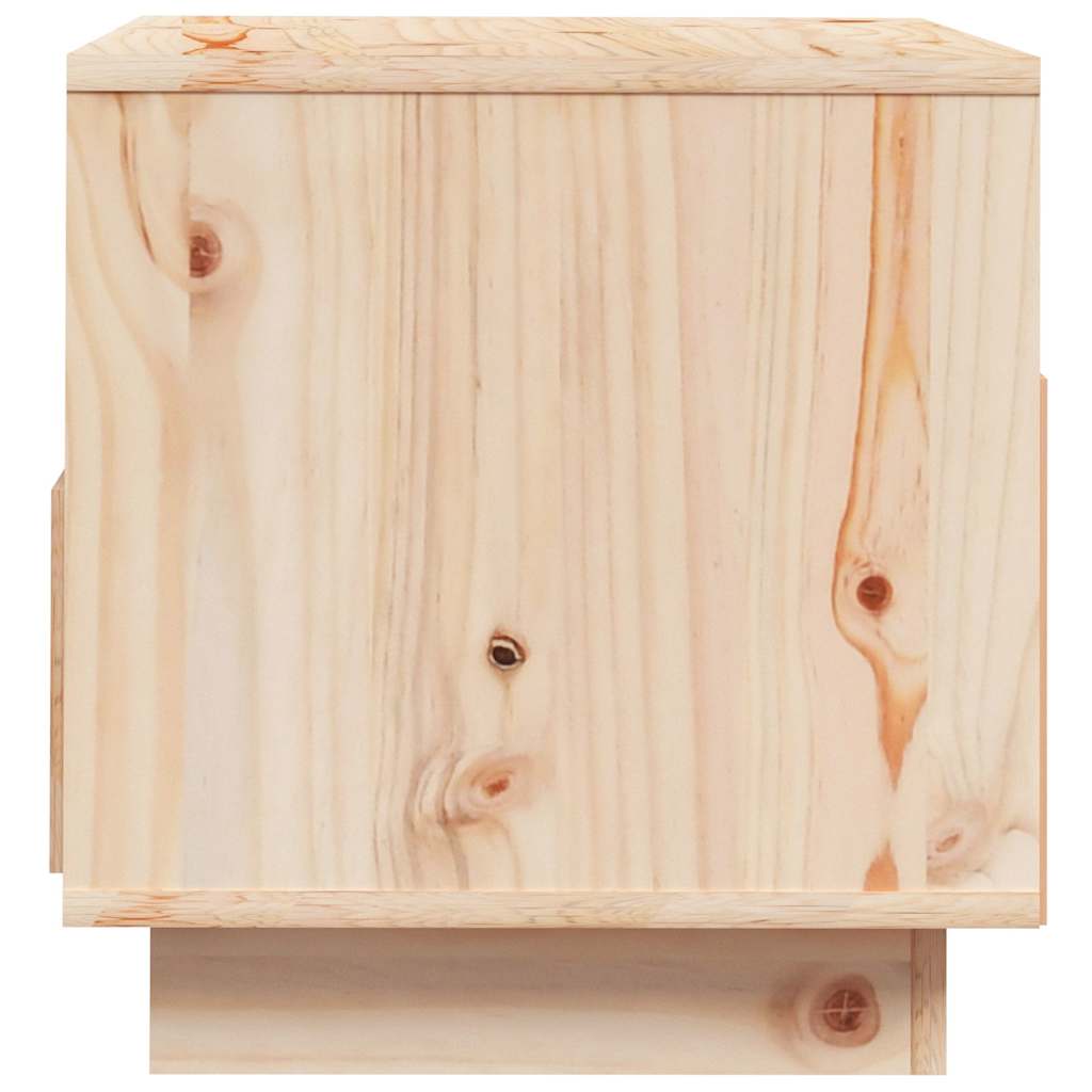 vidaXL TV Cabinet | Natural Wood | Solid Pine Wood | Compact | TV Cabinet 6