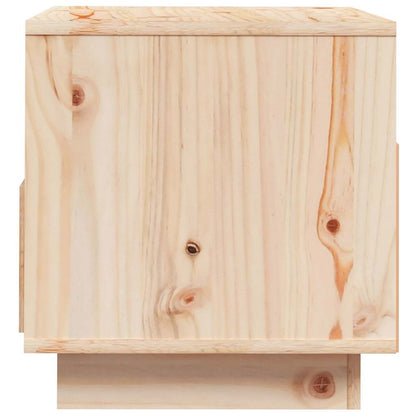 vidaXL TV Cabinet | Natural Wood | Solid Pine Wood | Compact | TV Cabinet 6