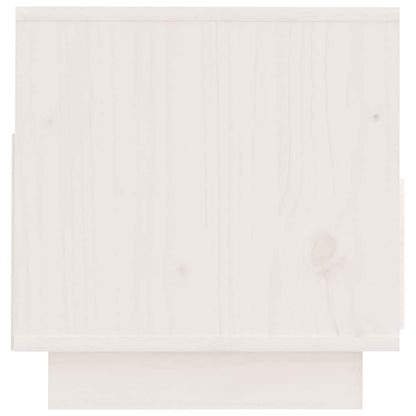 vidaXL TV Cabinet | White | Solid Pine Wood | 60 cm x 35 cm x 37 cm | TV Cabinet 6
