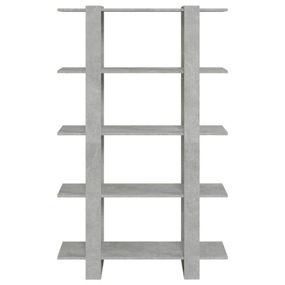 vidaXL Book Cabinet | Concrete grey | Engineered wood | Medium | Book Cabinet 3