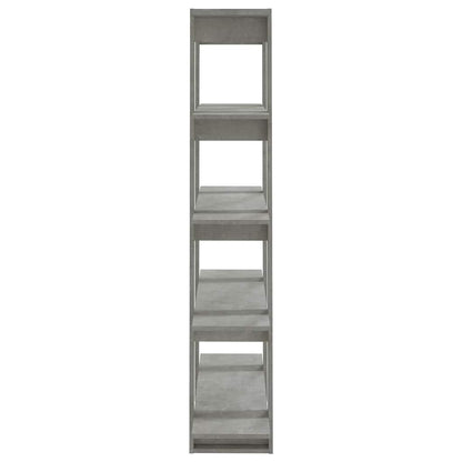 vidaXL Book Cabinet | Concrete grey | Engineered wood | Medium | Book Cabinet 4
