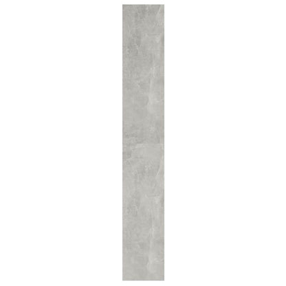 vidaXL Book Cabinet/Room Divider Concrete Grey 40x30x198 cm 5
