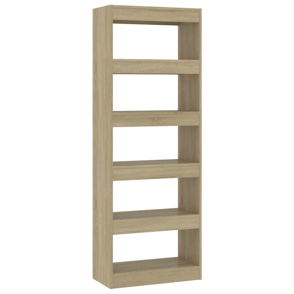 vidaXL Book Cabinet | Sonoma oak | Engineered wood 2