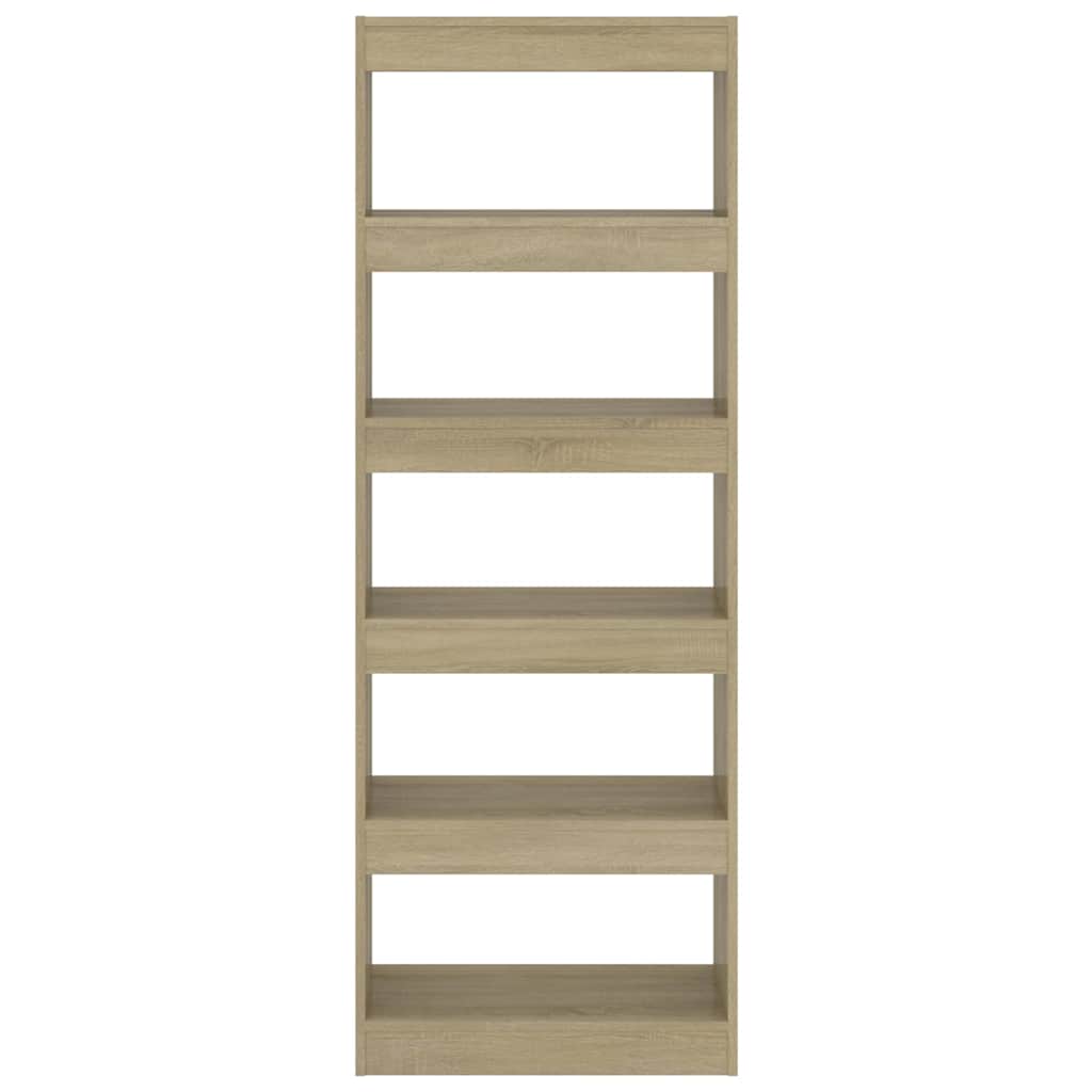vidaXL Book Cabinet | Sonoma oak | Engineered wood 3