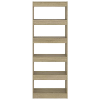 vidaXL Book Cabinet | Sonoma oak | Engineered wood 3