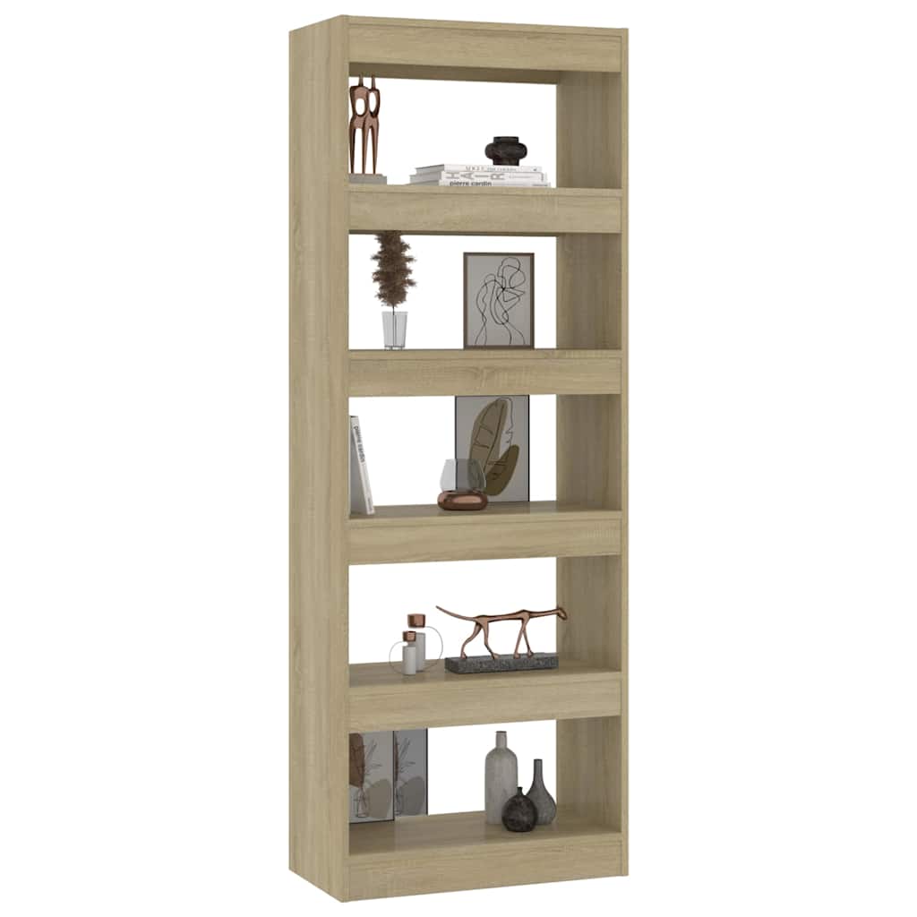 vidaXL Book Cabinet | Sonoma oak | Engineered wood 6