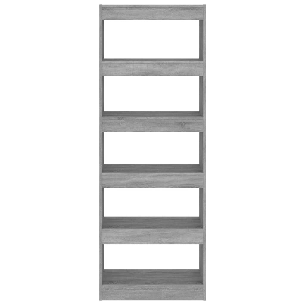 vidaXL Book Cabinet | Concrete grey | Engineered wood | Medium | Book Cabinet 5