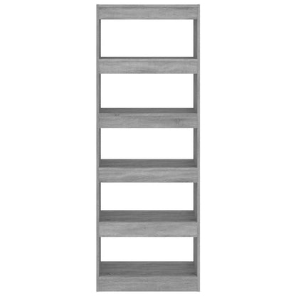 vidaXL Book Cabinet | Concrete grey | Engineered wood | Medium | Book Cabinet 5