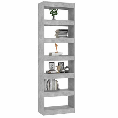 vidaXL Book Cabinet | Concrete Grey | Engineered wood | Medium | Book Cabinet 4