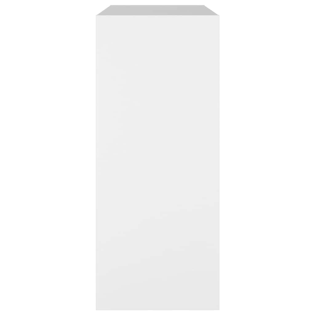 vidaXL Book Cabinet | White | Engineered wood | Medium | Book Cabinet 4