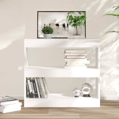 vidaXL Book Cabinet | White | Engineered wood | Medium | Book Cabinet 1
