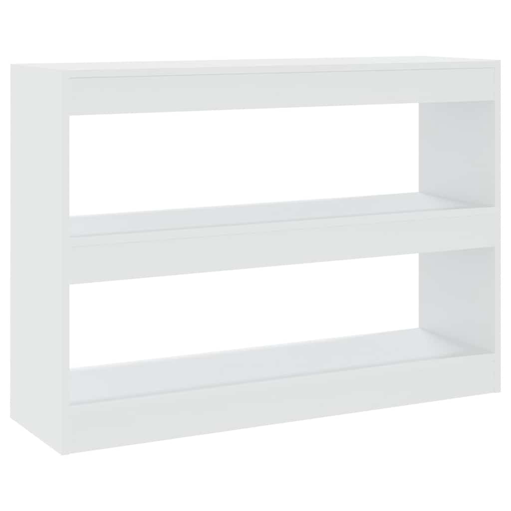 Book Cabinet/Room Divider 100x30x72 cm White