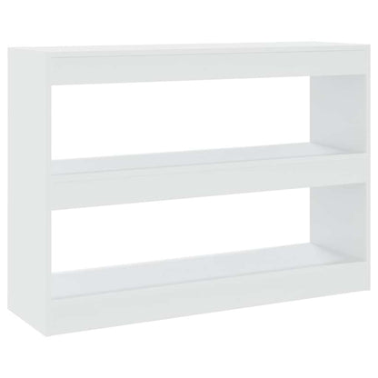 Book Cabinet/Room Divider 100x30x72 cm White