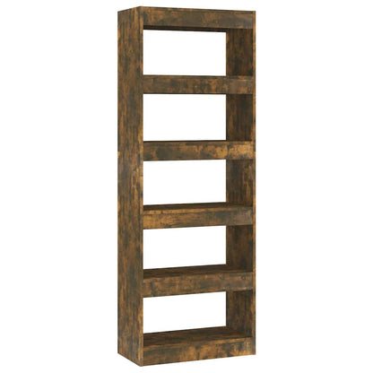 vidaXL Book Cabinet | Smoked Oak | Engineered wood | 166 cm Height 2