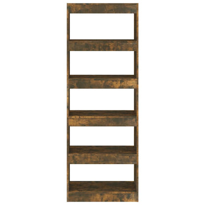 vidaXL Book Cabinet | Smoked Oak | Engineered wood | 166 cm Height 5