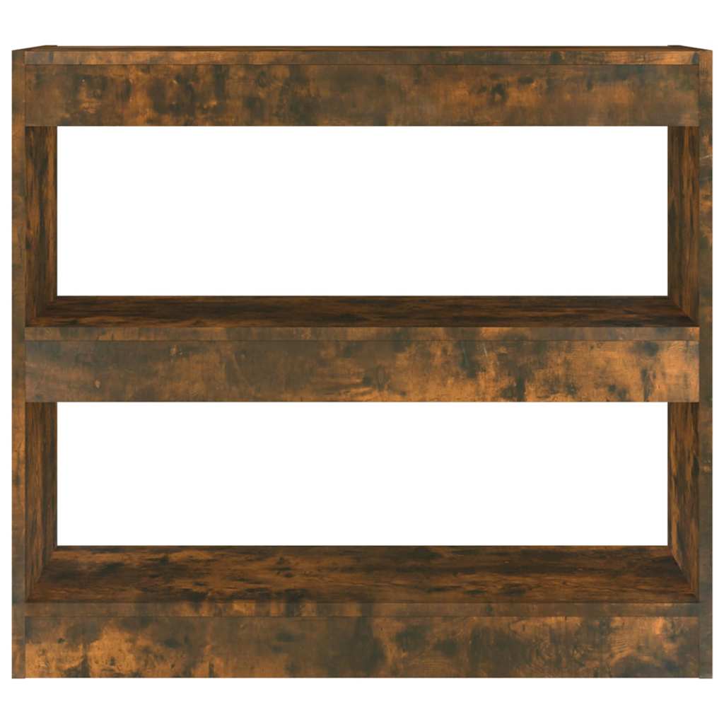 vidaXL Book Cabinet | Smoked oak | Engineered wood | Medium | Book Cabinet 3