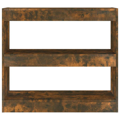 vidaXL Book Cabinet | Smoked oak | Engineered wood | Medium | Book Cabinet 3