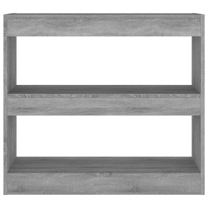vidaXL Book Cabinet | Grey sonoma | Engineered wood | Medium | Book Cabinet 3