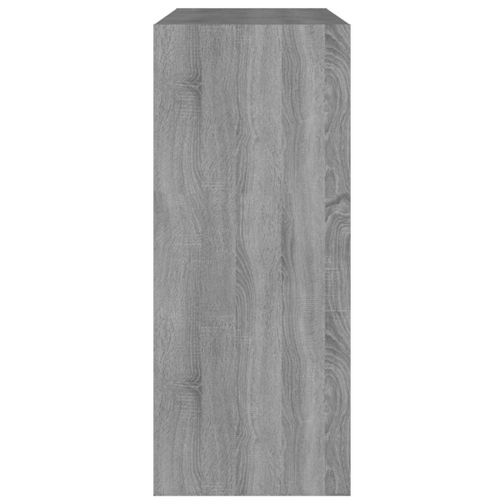 vidaXL Book Cabinet | Grey sonoma | Engineered wood | Medium | Book Cabinet 4