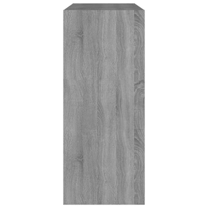 vidaXL Book Cabinet | Grey sonoma | Engineered wood | Medium | Book Cabinet 4