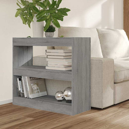 vidaXL Book Cabinet | Grey sonoma | Engineered wood | Medium | Book Cabinet 6