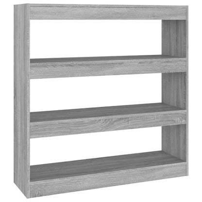 vidaXL Book Cabinet | Grey Sonoma | Engineered wood | 100x30x103 cm 2
