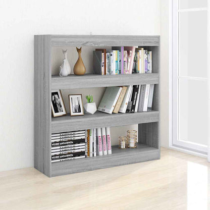 vidaXL Book Cabinet | Grey Sonoma | Engineered wood | 100x30x103 cm 5