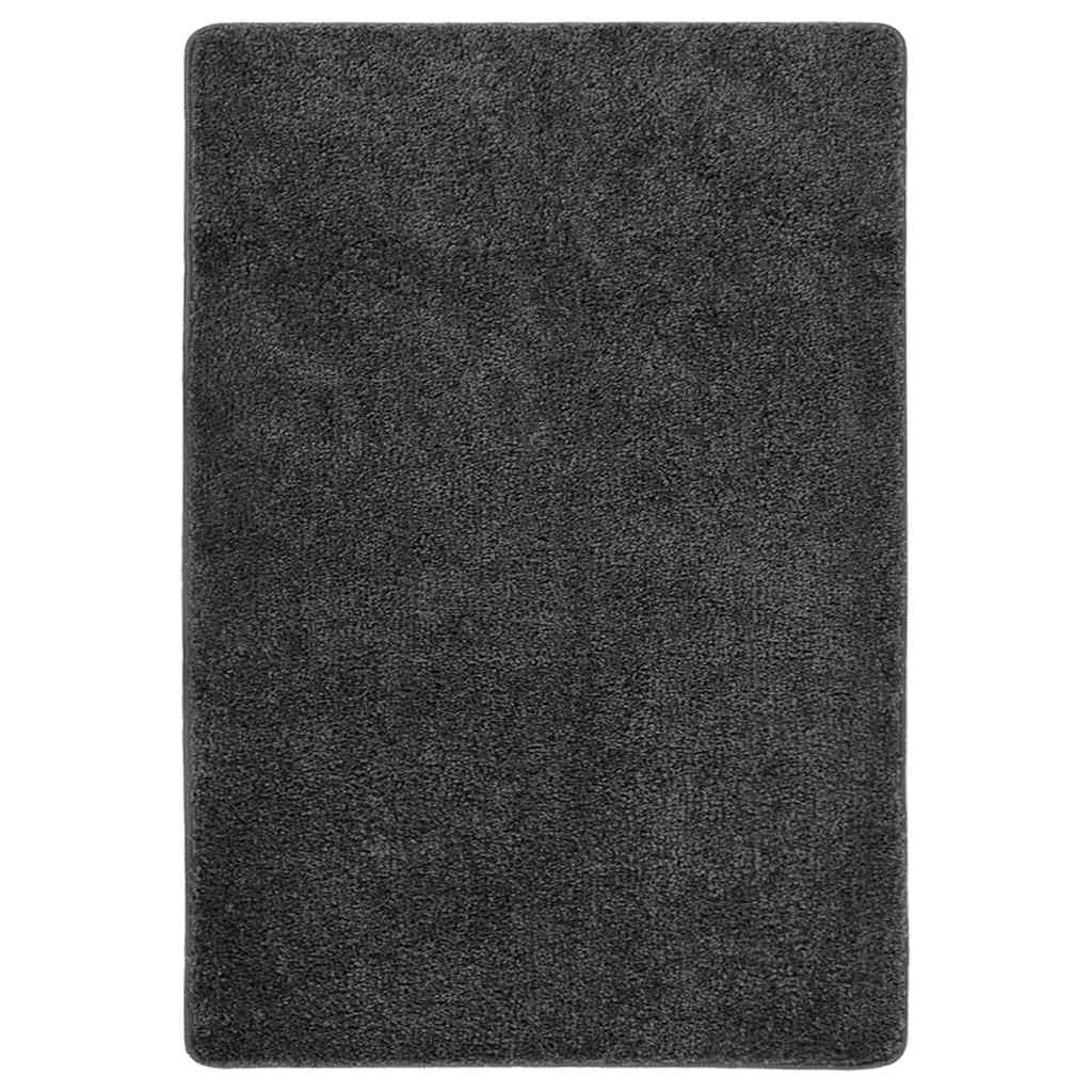 vidaXL Rug | Dark grey | Polypropylene | Medium | Rug | Rectangular | Modern 1