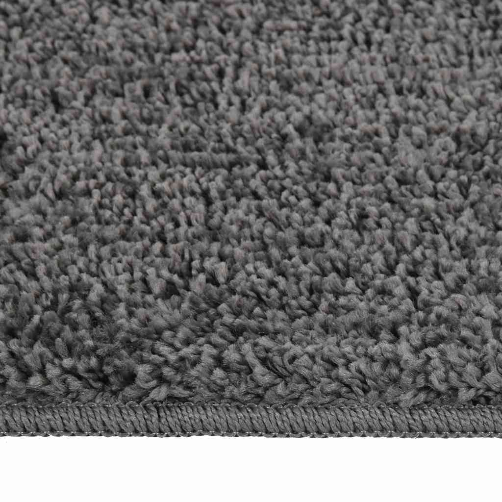 vidaXL Rug | Dark grey | Polypropylene | Medium | Rug | Rectangular | Modern 2