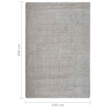 vidaXL Rug | Light Grey | Polypropylene | 140 x 200 cm | Rug | Rectangular 5