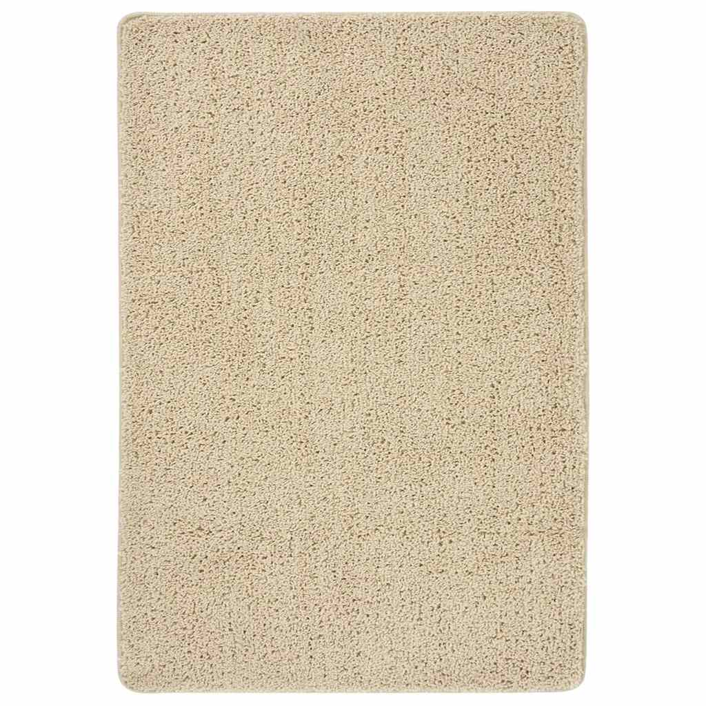 vidaXL Shaggy Rug Cream 120x170 cm Anti Slip 1